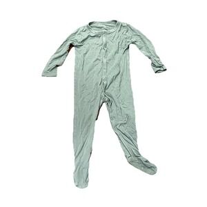 Kyte Baby Sage Green Bamboo Footies Pajamas One Piece Size 6-12 Month